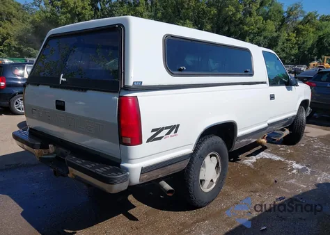 1997 Chevrolet K1500 Fleetside from USA, damaged, VIN 1GCEK14R8VZ135843